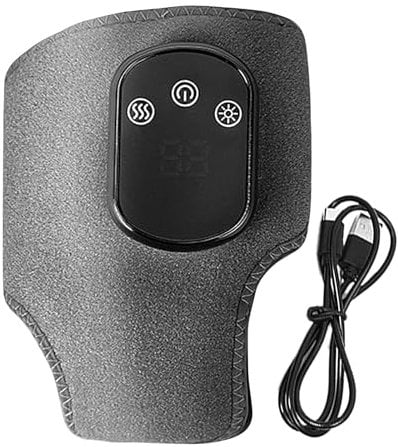 SolEVA Fußmassage, SolEVA Dreifach-Methode Fußmassagegerät, beheizte Fußwickel, wiederaufladbar, kompakt, grau, für Ym, Fitness, Laufen, Sport