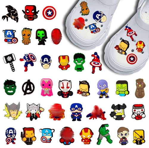 Shoe Charms for Kids, Cartoon Shoe Decorations for Croc Charms, Waterproof Charm Decorations for Shoe, DIY Decorative Gifts for Boys Girls