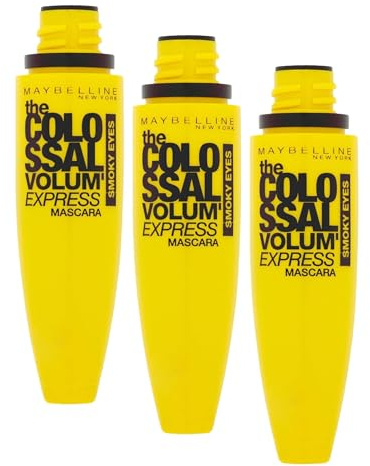 Maybelline Colossal Mascara Smoky Black, 10.7ml (Pack of 3)