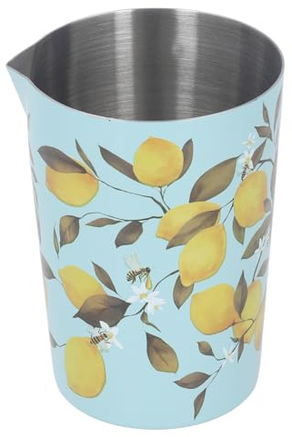 Kuuleyn Cocktail -Mischung, Cocktail Shaker Wine Mixer Cup, Martini Rühren, 304 Edelstahl Vintage Print Bartending Cup für Bar nach Hause (S Typ 2)