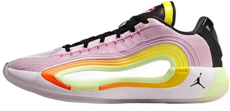 Luka 4 Gone Fishing Basketball Shoes (Light Arctic Pink/Opti Yellow/Laser Orange/Black), Light Arctic Pink/Opti Yellow/Laser Orange/Black, 12.5 UK