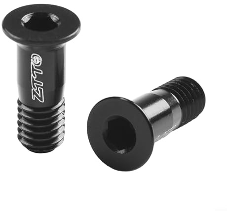 Besttoolifes Schaltwerk-Führungsschraube aus Aluminiumlegierung, M5 x 14,2 mm, für Radspannschraube, Fahrradkomponenten, Hardware, 3–4 Nm, Drehmoment (schwarz)