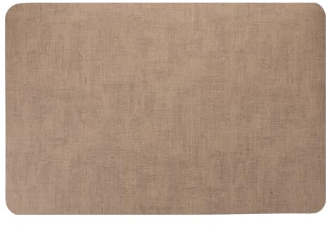 Cabilock Waterproof Pu Leather Nail Mat for Table with Desk Protection, Foldable Brown Manicure Pad Suitable for Makeup and Everyday Workspaces, Non-slip, Easy to Clean Nail Tech Desk Mat