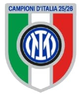 Inter - Distintivo 21° Scudetto in Metallo Smaltato Campioni d'Italia 25/26
