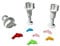 Delfin Ausstecher Set