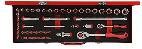 GEDORE red Steckschlüssel-Satz 1/4' + 1/2' 49-teilig