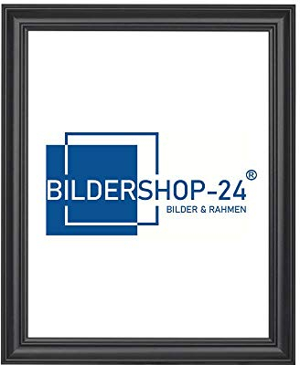 Bildershop-24 Bilderrahmen Barockrahmen Nepal 40x120cm Schwarz (matt)