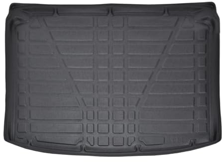 SCOUTT | Kofferraumwanne Laderaumwanne Kompatibel mit Golf 4, Fließheck 1997-2004, mit Hoher Rand, Kofferraum-Schutzmatte, Geriffelt