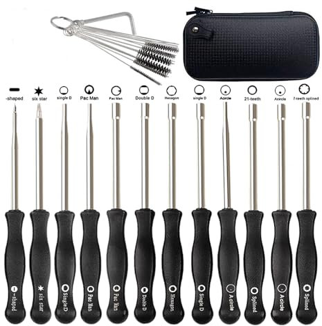 Lot de 12 outils de réglage du carburateur avec levier de mesure ZT-1 500-13 pour petit moteur à 2 temps Poulan Husqvarna STIHL Echo Trimmer Weedeater Chainsaw