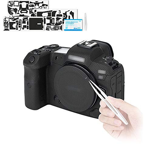 KIWIFOTOS Camera Body Skin Guard Protector Anti-Scratch Cutting Sticker for Canon EOS R5 Camera(Matrix Pattern)