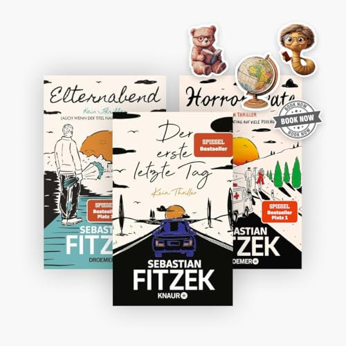 Der erste letzte Tag + Elternabend + Horror-Date von Sebastian Fitzek + 1 exklusives Stickerset