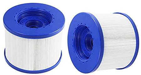 YanBan Lot de 2 filtres de Piscine de Rechange pour Tube à Chaud - 104 mm - Pet + Tissu Non tissé - Compatible avec Clever Spa