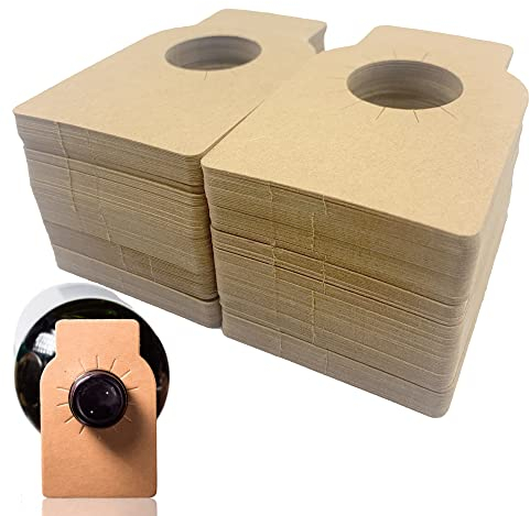 SEABABOO 100PCS Etiquettes Bouteilles de Vin Étiquettes de Cave à Vin Étiquettes Réutilisables Vin en liège pour bouteille de vin Utilisé la cave à vin, le casier à vin et le marquage des bouteilles