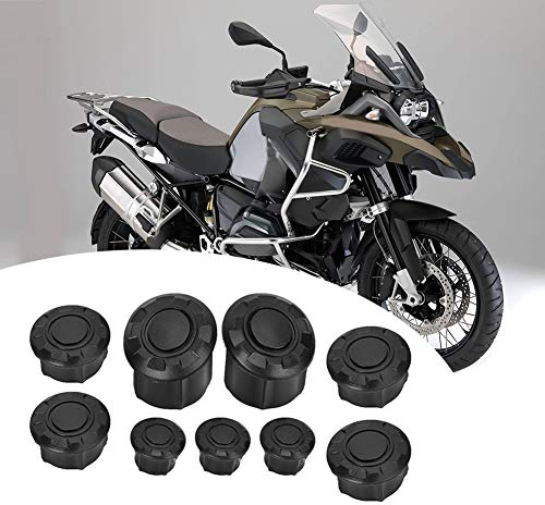 Motorrad-Rahmenkappenstopfen, Rahmenlochkappenstopfen-Kit Verkleidung Motorradrahmen Lochkappenstopfen-Kit für R1200GS LC Adventure 14-18