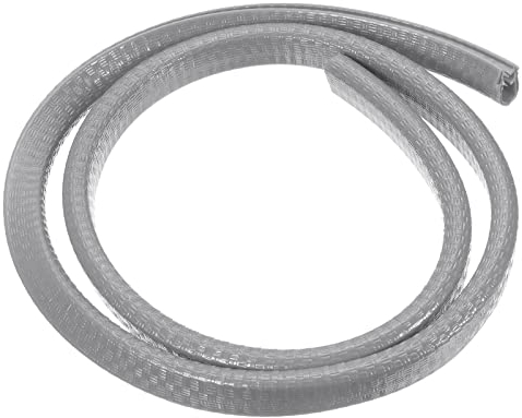 PATIKIL 1mx8mmx15mm Gummi Kante Verkleidung Metall Scharfe Deck Kantenschutz U Channel Guard Eckschutz Dichtung Streifen für Skateboard Tisch Tür Fenster Grau
