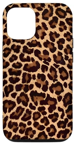 Hülle für iPhone 15 Niedliches, cooles Design mit Leopardenmuster, Vintage-Mädchen