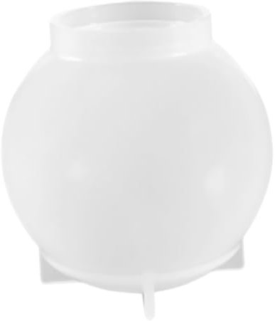 STOBOK Silikonform Für Epoxidharz Kugelform Bastelform Gießform Für Heimwerker Ornamentform Diy-gussform Runde Kugelherstellungsform