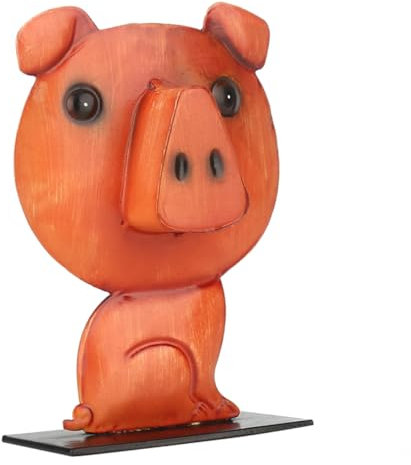 IMIKEYA Eiserner Schwein Brillenhalter Schreibtisch Dekor Metall Brillenständer Aufbewahrung Für Brillen Sonnenbrillen Und Kleine Accessoires Langlebig Kreativ