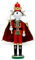 Nussknacker-Soldaten aus , luxuriös, 30,5 cm, Mäusekönig, Nussknacker, Urlaubsknacker, klassisches traditionelles Ornament, Weihnachtsdekoration für Regale (rot, weiß)