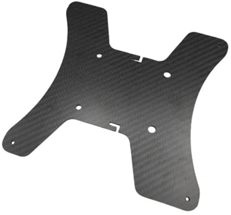 For Funs-sor for Ele-goo for Nep-tune 3 Pro/4 3D Drucker Carbon Faser Boden Slider Platte Y achse Beheizte Wagen Platte 3mm