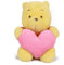 Winnie Pooh Kuscheltier 30cm Baby, Disney Winnie The Pooh Plüschtier mit Hält Herz, Disney Pooh Stofftier Schmusetier Groß, Winnie Pooh Plush Figure für Mädchen Jungen