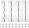 PATIKIL 4x1.2 Inch Piano Hinge,4 Pcs 304 Stainless Steel Continuous Hinge with Holes for Piano Gate Door Wooden Storage Box Cabinet Boat,Silver