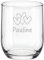 KDO MAGIC - Verre Personnalisé Gravé avec Prénom - Verre à eau Personnalisable - Idée Cadeau Original pour homme, femme, enfant - Anniversaire, Fête, Occasions Spéciales (Modèle Coeur)