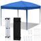 Herrselsam Pavillon 3 x 3 m, pavillon 3x3 wasserdicht stabil Winterfest,partyzelt Winterproof,Zelt UV Protection 50+ High Density Plane faltpavillon Pavillon 3 x 3 m Gartenpavillon(Blau)