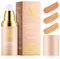 MXCZBSM Foundation Color Changing 30ml,4 en 1 SPF50 Sérum Solaire,Correcteur liquide Nude,Hydratation 24 heures,Convient à Tous Les Tons de Peau