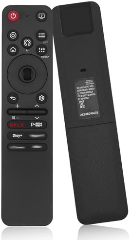 AKB76046603 Télécommande Universelle de Rechange pour LG- Compatible avec Les téléviseurs LG AI Magic Remote Control OLED QNED UHD LED LCD (MR25GA) pour modèles 2025 avec système webOS