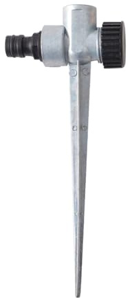 2 x Metall-Rasensprinkler, automatischer Gartenwassersprinkler für Rasen, strapazierfähig, verstellbar, Messingsprinkler für Hof, Kreisregner