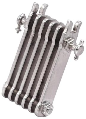 AMSLSIU Charming Dollhouse Heating Radiator Miniature 1/12 Crafts Toy for Children