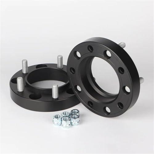 Autos Felgen Distanzscheiben Distanzscheiben Für Pkw-Felgen Für Jeep Für Wrangler Für Grand Für Cherokee 5x127 71,6Mm Nabenzentriert Distanzscheiben Spurverbreiterungen(Schwarz 1,2 Stück 45 mm)