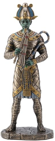 Veronese Osiris Statue Gott der Toten, antikes Ägypten-Design, bronzefarben