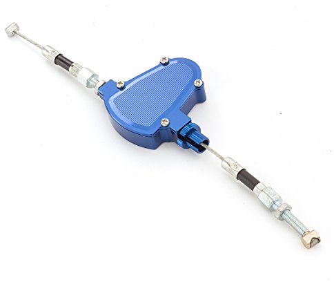 CNC Aluminum Line Easy Stunt Pull Clutch Cable Lever Replacement System Universal for most Motorcycles Dirt Bikes with Cable Clutch