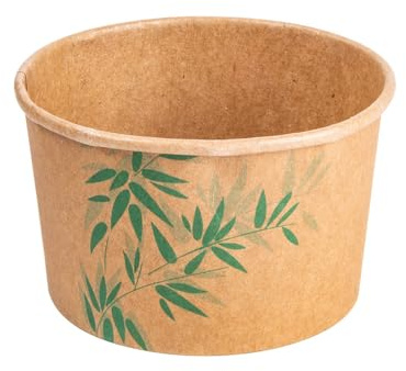 Eisbecher 240 Ml Feel Green Ø 9,4X5,5 Cm Braun Karton - 2000 Un.