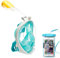 Schnorchelmaske Tauchmaske, Schnorchelmaske Easybreath,Tauchmaske Kinder,Tauchmaske,Vollgesichts Atmung,vollmaske, kurzsichtige Tauchmaske Diving Mask mit 180 Grad Blickfeld für Erwachsene