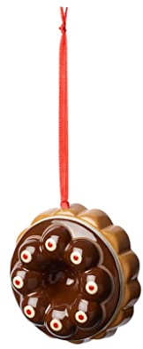 Villeroy & Boch Winter Bakery Decoration Baumschmuck Schokoladenkuchen, Porzellan, Braun/Weiß
