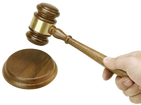 Marteau en bois durable fait à la main pour avocat, juge, marteau, juge, marteau, décoration de cour