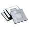 Marco Paul Glass Silver Coasters Set Of 4 Dinner Table Accessories Crushed Diamond Ornaments Coaster For Kitchen Bar Coffee Table Decorations Drinks Holder
