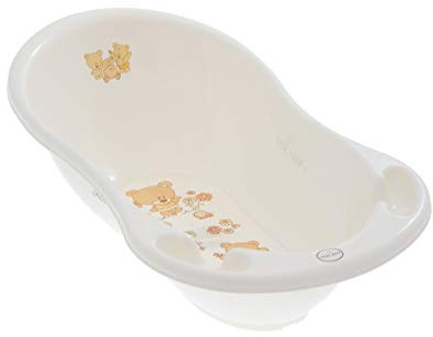 Tega Baby Badewanne Bär 86 cm Ergonomische, super Design (Weiß)