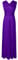Langes Maxikleid für Damen, schulterfrei, sexy, für Hochzeit, Brautjungfer, Abendkleid, bodenlang, für Abschlussball und Abendveranstaltungen Gr. L, violett