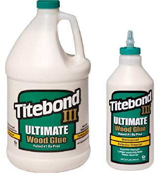 Titebond Ultimate Wood Glue (1 gallon jug) 3.8L And (32 fl oz) 948ml Bottle