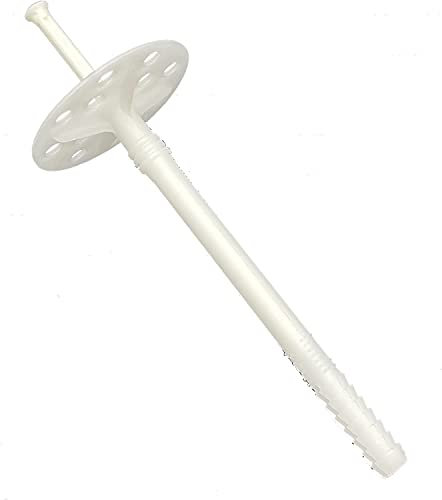 EINSIDE Tassello con chiodo in plastica certificato per cappotto ETAG 014, scatola 250 pezzi, 220 mm