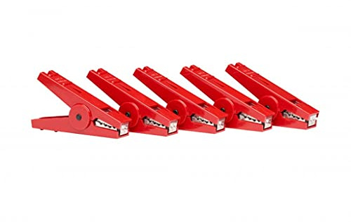 5x Gallagher Ersatz-Krokodilklemmen - rot
