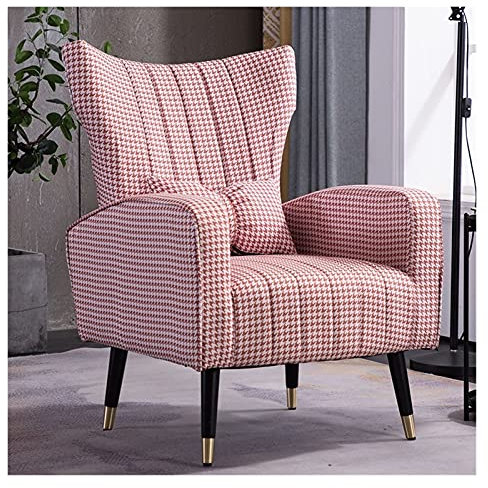 DUNAKE Polstersessel Loungesessel,Armlehnensessel,Einzel-Sofa-Stuhl/gepolsterter Stuhl Mit Armlehnen/Moderner Gepolsterter Akzent-Stuhl,Geeignet für Wohnzimmer, Schlafzimmer, Arbeitszimmer, Café