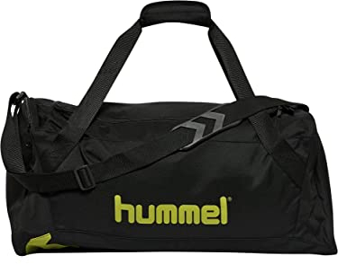 hummel hmlACTION SPORTS BAG, Jet Black/Dark Citron