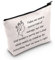 CYTING Kosmetiktasche mit inspirierendem Zitat von Queen Elizabeth II, Make-up-Tasche, Geschenk für Königin, Gedenkgeschenk, Queen Inspirational, Wasserdichte Multifunktions-Geldbörse mit