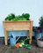Gartenwelt Riegelsberger Stelzenhochbeet aus Lärche naturbelassen 90x45x75 cm Pflanzbeet Kräuterbeet Gemüsebeet