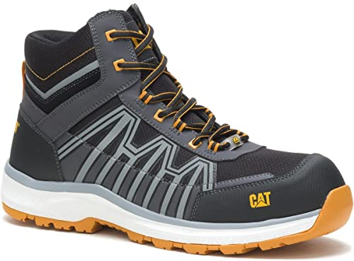 Caterpillar Charge - Stivali di sicurezza da uomo, Marrone, 42 EU